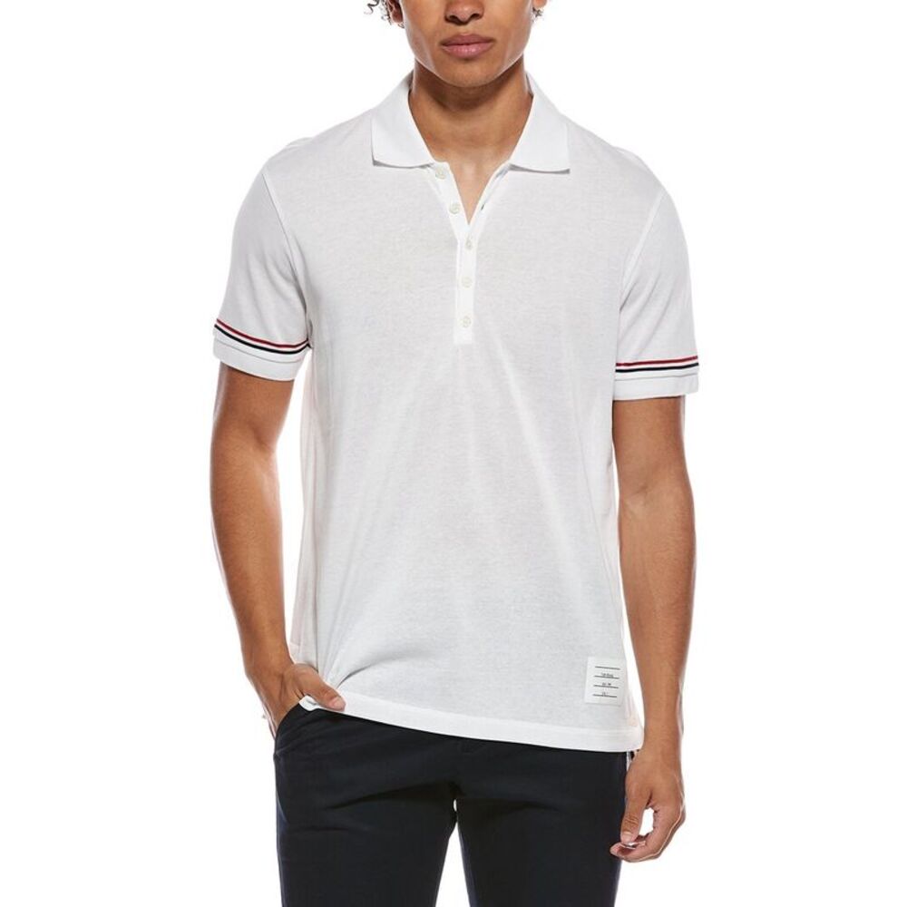 Thom Browne Mens  T-Shirt, White